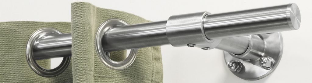 Gordijnroede rvs 28mm - RVSLand