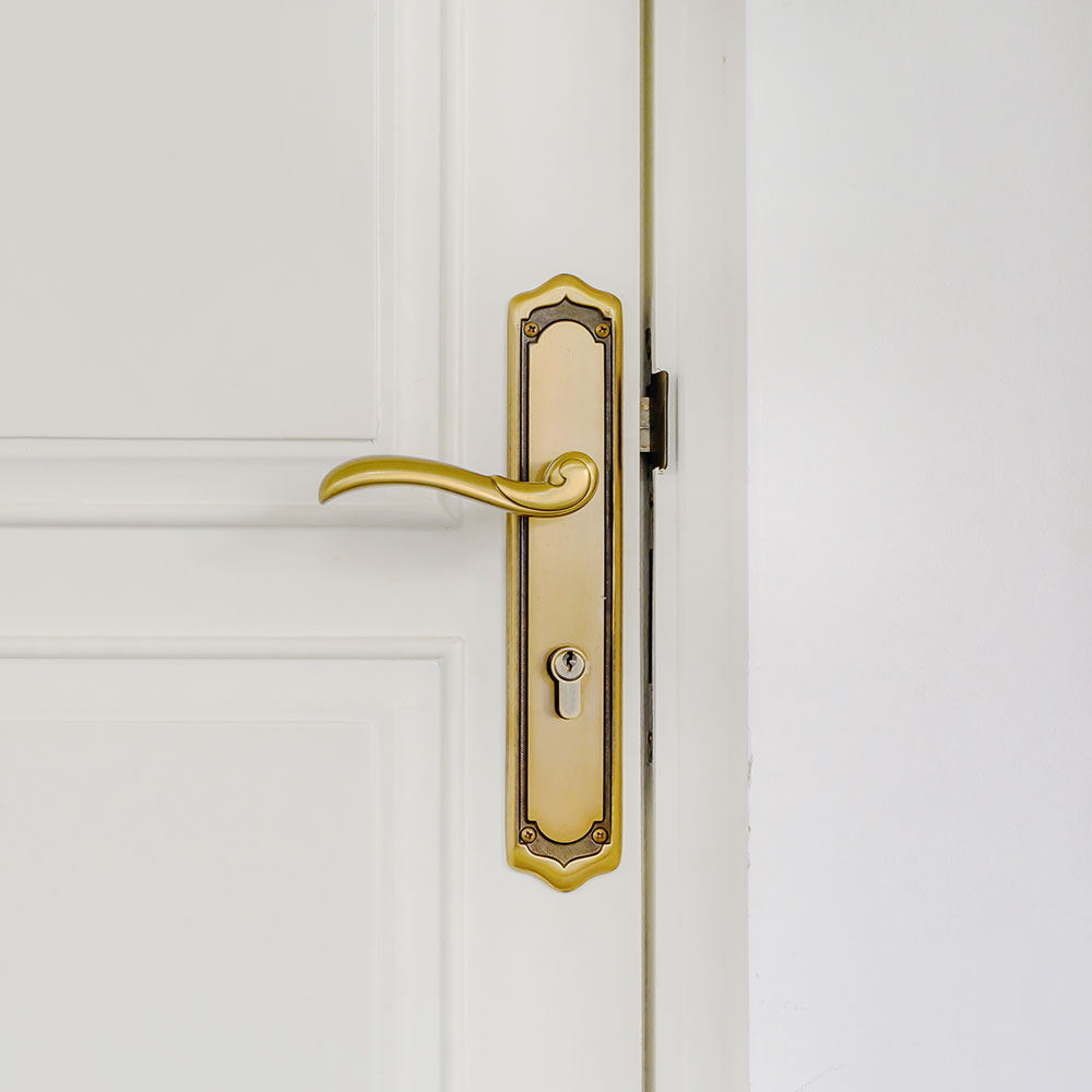 Messing deurkruk - RVS Blog